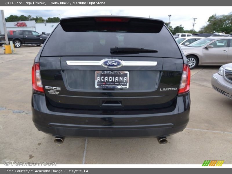 Ebony Black / Medium Light Stone 2011 Ford Edge Limited