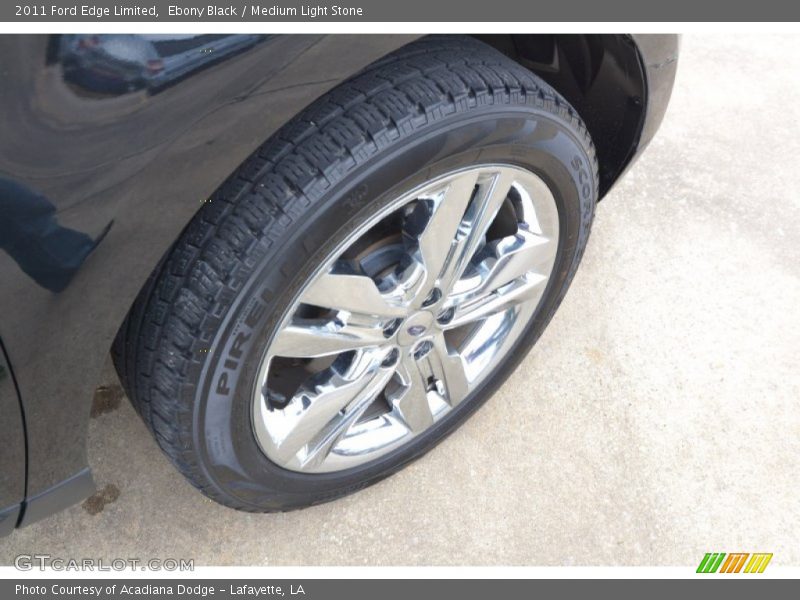 Ebony Black / Medium Light Stone 2011 Ford Edge Limited