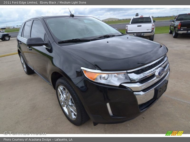 Ebony Black / Medium Light Stone 2011 Ford Edge Limited