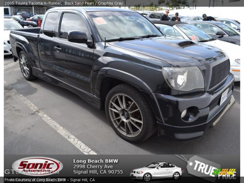 Black Sand Pearl / Graphite Gray 2005 Toyota Tacoma X-Runner