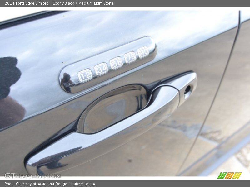 Ebony Black / Medium Light Stone 2011 Ford Edge Limited