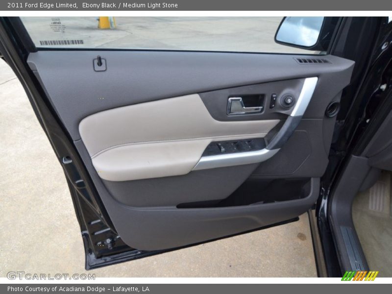 Ebony Black / Medium Light Stone 2011 Ford Edge Limited