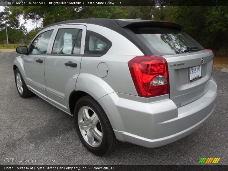 Bright Silver Metallic / Pastel Slate Gray/Blue 2007 Dodge Caliber SXT