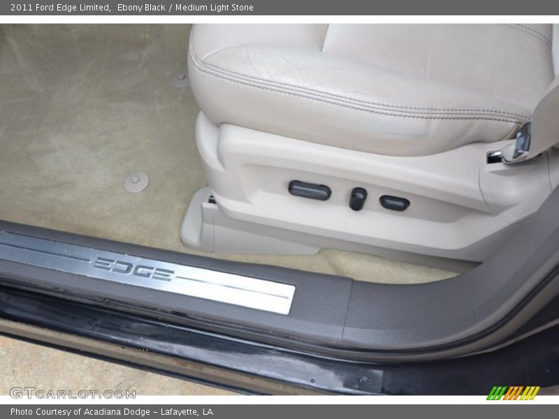Ebony Black / Medium Light Stone 2011 Ford Edge Limited