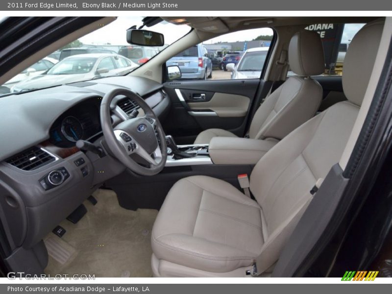 Ebony Black / Medium Light Stone 2011 Ford Edge Limited