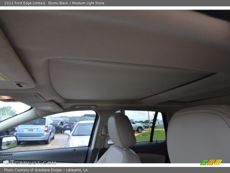 Ebony Black / Medium Light Stone 2011 Ford Edge Limited