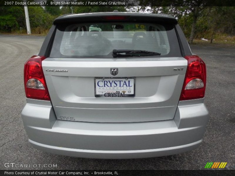 Bright Silver Metallic / Pastel Slate Gray/Blue 2007 Dodge Caliber SXT