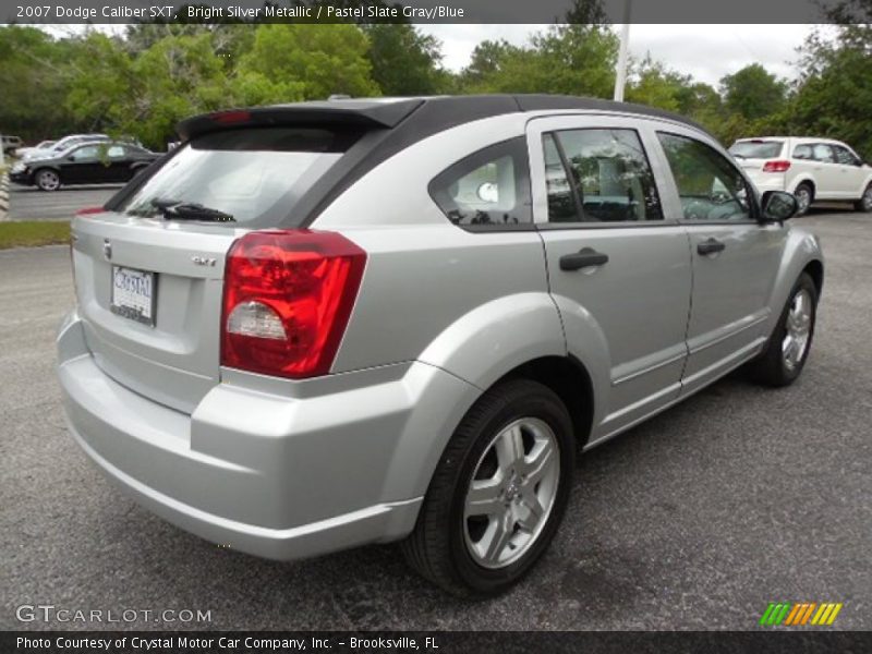 Bright Silver Metallic / Pastel Slate Gray/Blue 2007 Dodge Caliber SXT