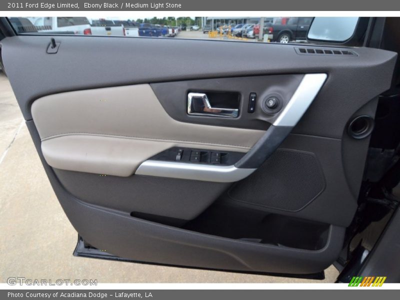 Ebony Black / Medium Light Stone 2011 Ford Edge Limited