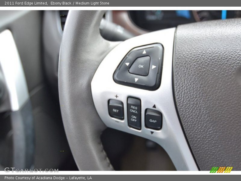 Ebony Black / Medium Light Stone 2011 Ford Edge Limited