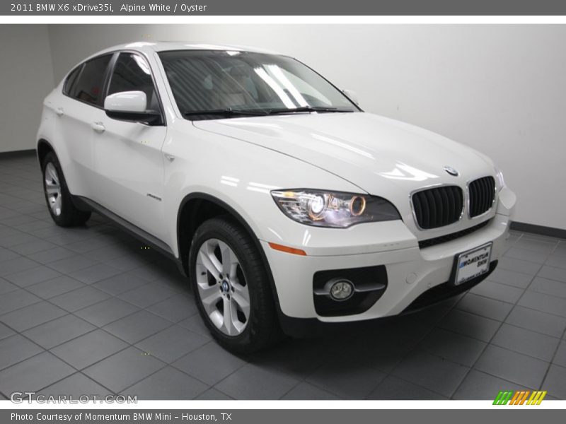 Alpine White / Oyster 2011 BMW X6 xDrive35i