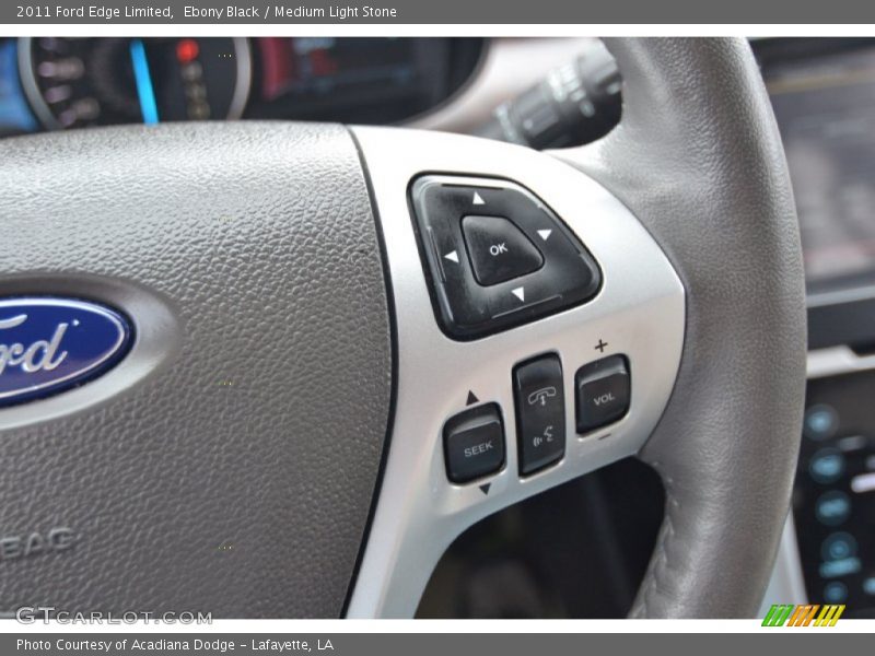 Ebony Black / Medium Light Stone 2011 Ford Edge Limited