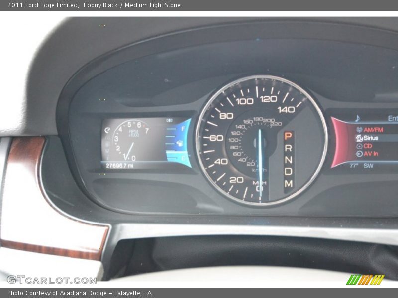 Ebony Black / Medium Light Stone 2011 Ford Edge Limited