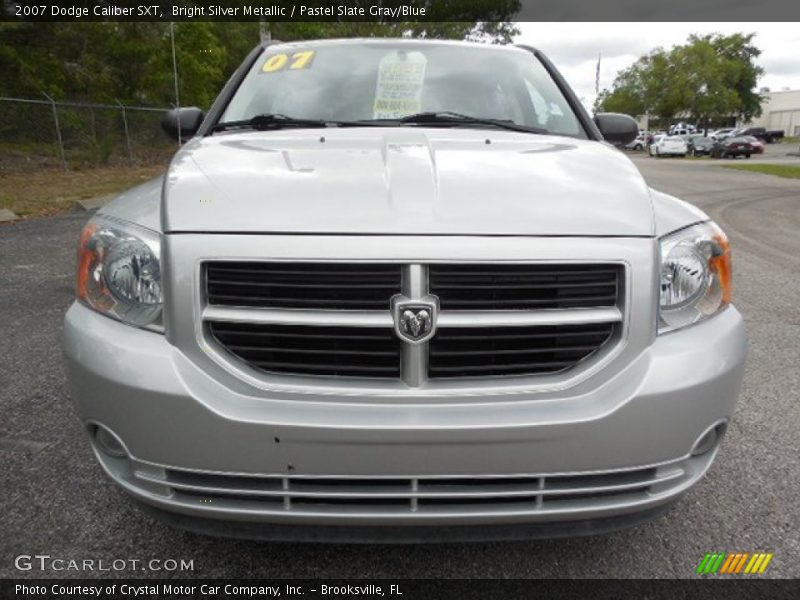 Bright Silver Metallic / Pastel Slate Gray/Blue 2007 Dodge Caliber SXT