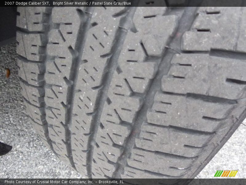 Bright Silver Metallic / Pastel Slate Gray/Blue 2007 Dodge Caliber SXT