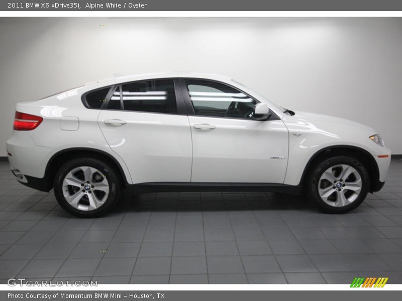 Alpine White / Oyster 2011 BMW X6 xDrive35i