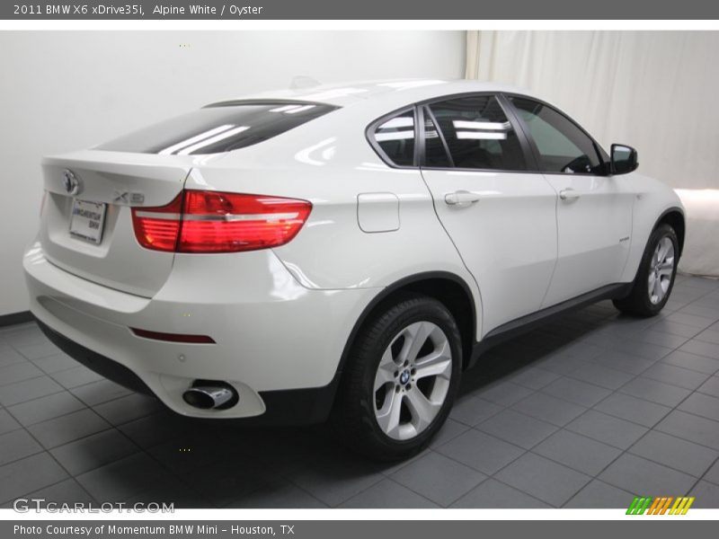 Alpine White / Oyster 2011 BMW X6 xDrive35i