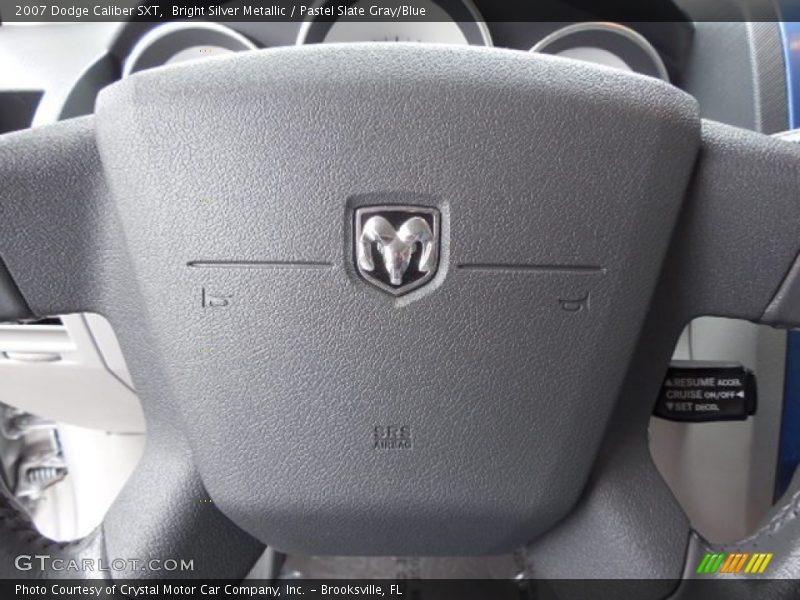 Bright Silver Metallic / Pastel Slate Gray/Blue 2007 Dodge Caliber SXT