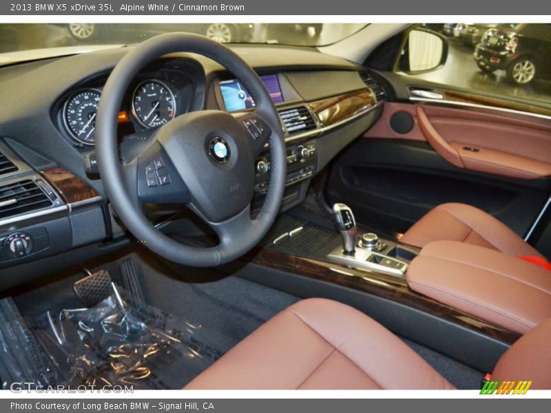 Alpine White / Cinnamon Brown 2013 BMW X5 xDrive 35i