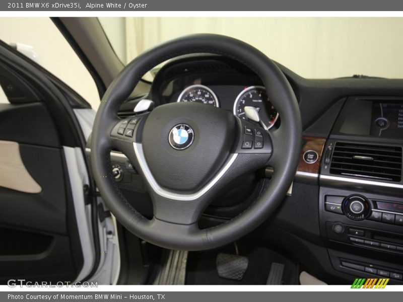 Alpine White / Oyster 2011 BMW X6 xDrive35i