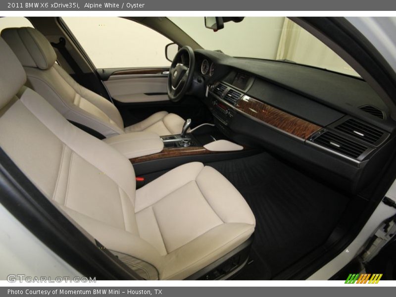 Alpine White / Oyster 2011 BMW X6 xDrive35i