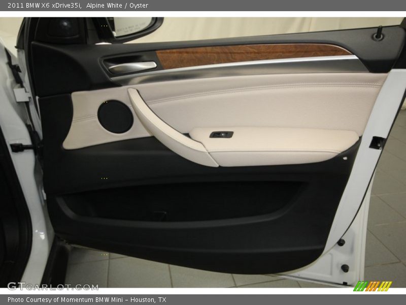 Alpine White / Oyster 2011 BMW X6 xDrive35i