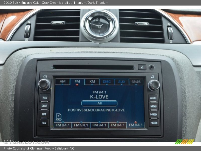 Gray Green Metallic / Titanium/Dark Titanium 2010 Buick Enclave CXL