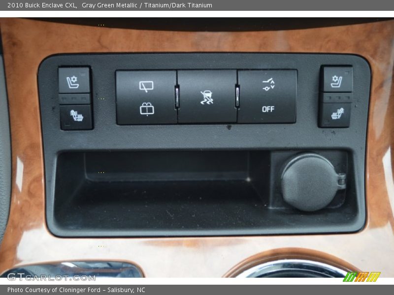 Gray Green Metallic / Titanium/Dark Titanium 2010 Buick Enclave CXL
