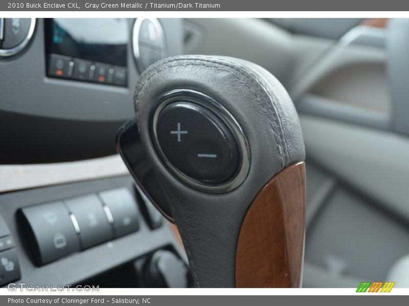 Gray Green Metallic / Titanium/Dark Titanium 2010 Buick Enclave CXL
