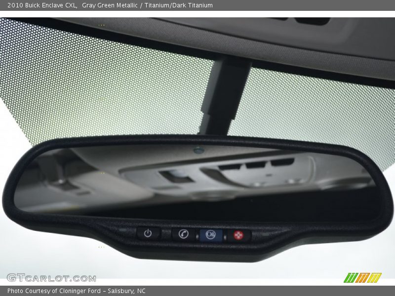 Gray Green Metallic / Titanium/Dark Titanium 2010 Buick Enclave CXL
