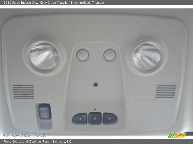 Gray Green Metallic / Titanium/Dark Titanium 2010 Buick Enclave CXL