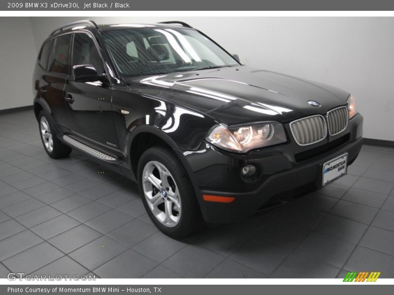Jet Black / Black 2009 BMW X3 xDrive30i