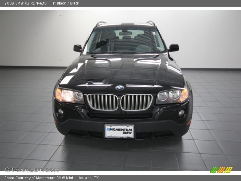 Jet Black / Black 2009 BMW X3 xDrive30i
