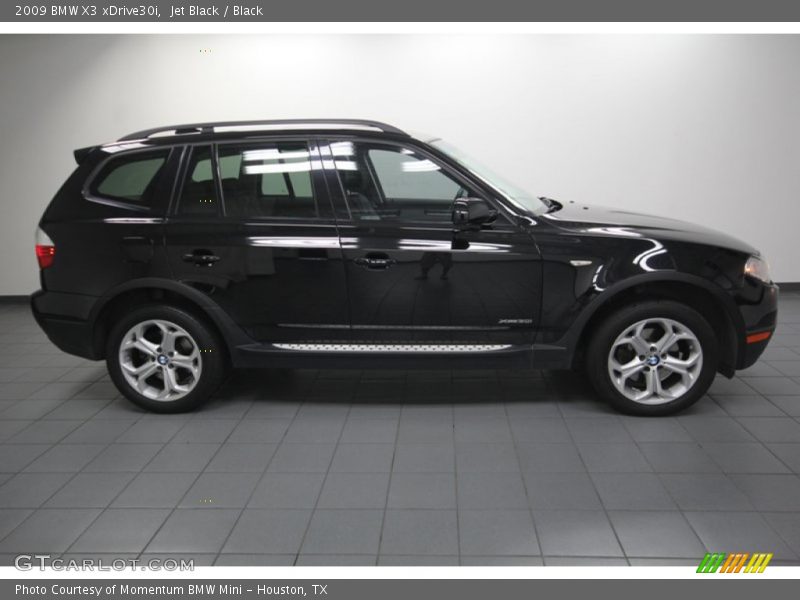 Jet Black / Black 2009 BMW X3 xDrive30i