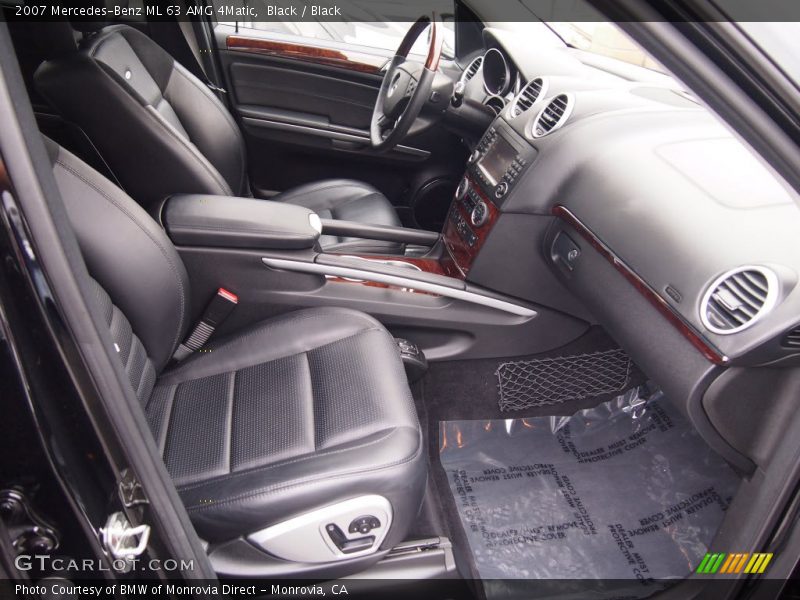 Front Seat of 2007 ML 63 AMG 4Matic