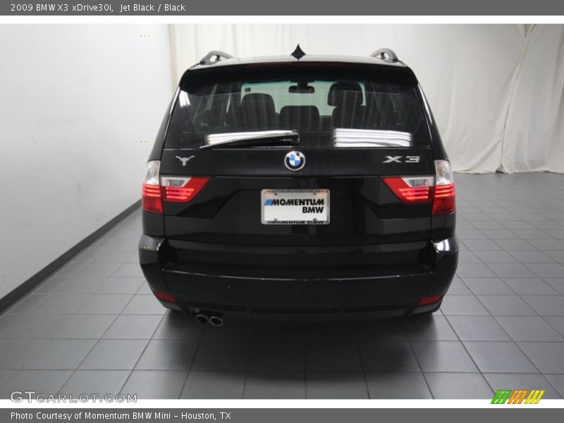 Jet Black / Black 2009 BMW X3 xDrive30i