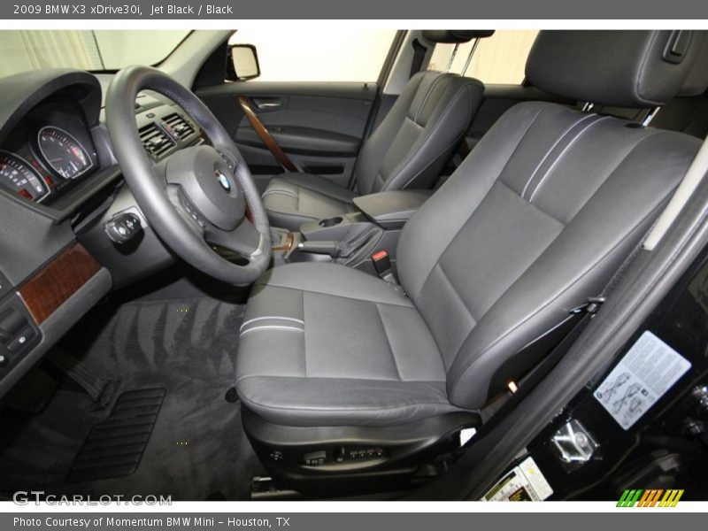  2009 X3 xDrive30i Black Interior