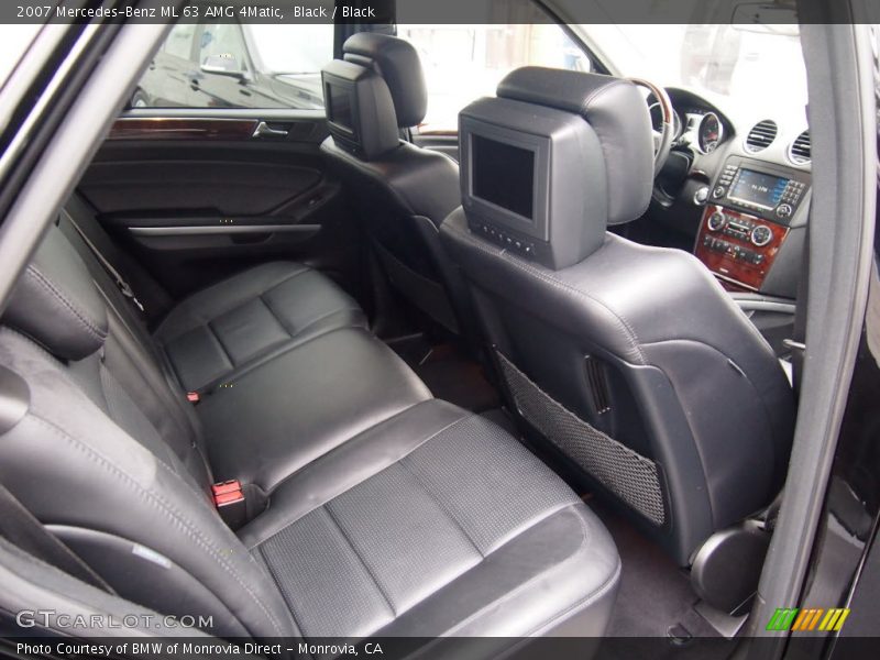 Rear Seat of 2007 ML 63 AMG 4Matic