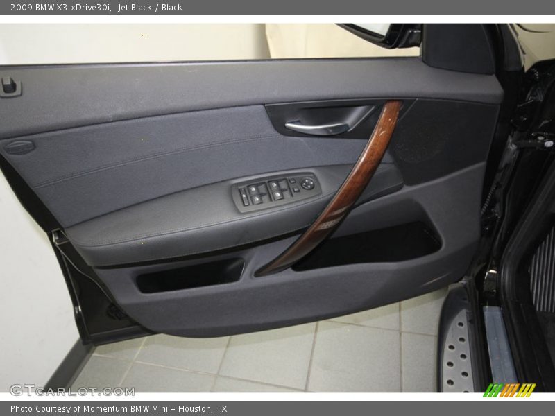 Jet Black / Black 2009 BMW X3 xDrive30i