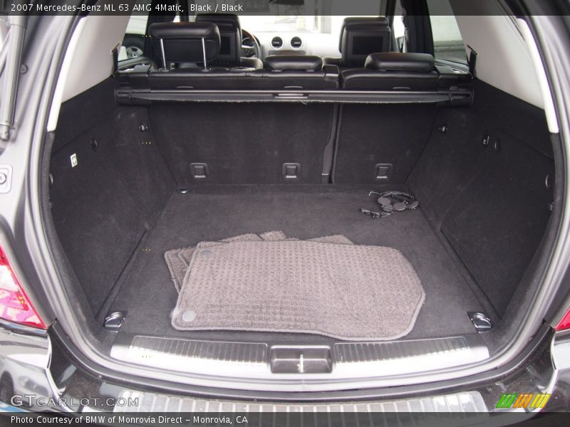  2007 ML 63 AMG 4Matic Trunk