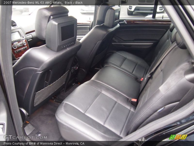 Rear Seat of 2007 ML 63 AMG 4Matic