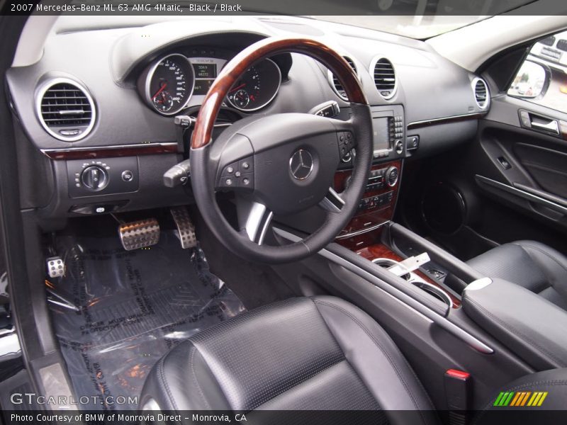 Black Interior - 2007 ML 63 AMG 4Matic 