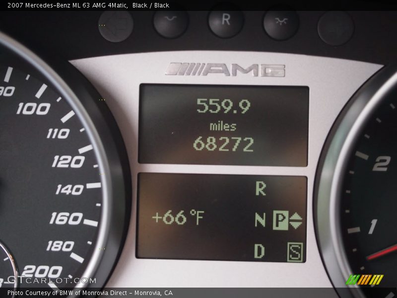 Black / Black 2007 Mercedes-Benz ML 63 AMG 4Matic