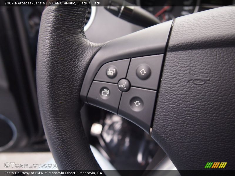 Controls of 2007 ML 63 AMG 4Matic