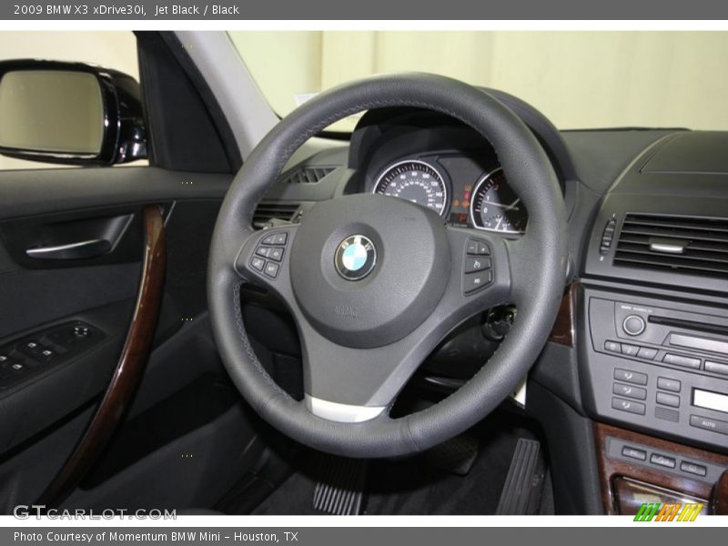 Jet Black / Black 2009 BMW X3 xDrive30i