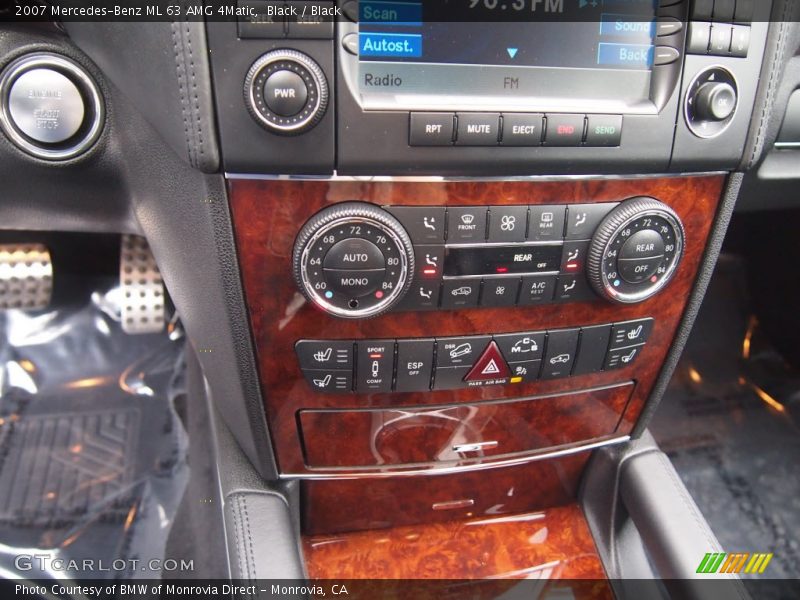 Controls of 2007 ML 63 AMG 4Matic