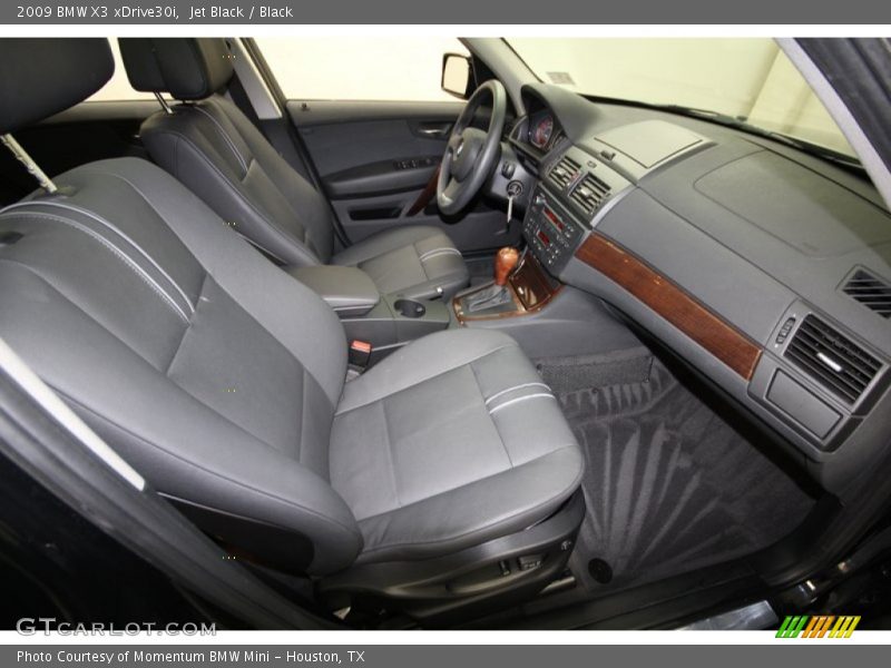 Jet Black / Black 2009 BMW X3 xDrive30i