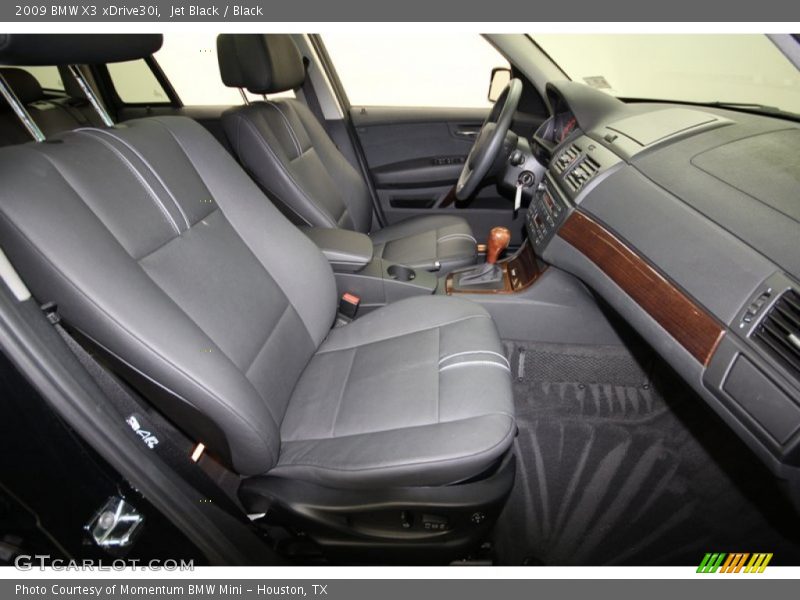 Jet Black / Black 2009 BMW X3 xDrive30i