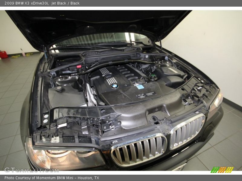 Jet Black / Black 2009 BMW X3 xDrive30i