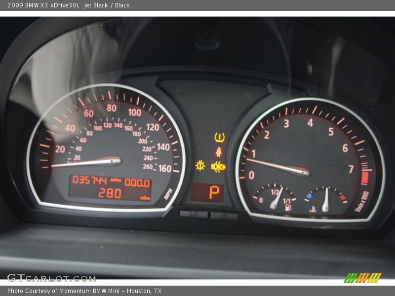  2009 X3 xDrive30i xDrive30i Gauges